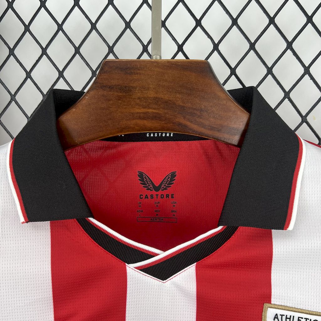 Camisa Athletic Bilbao Home 25/26 - Versão (Torcedor) Masculina