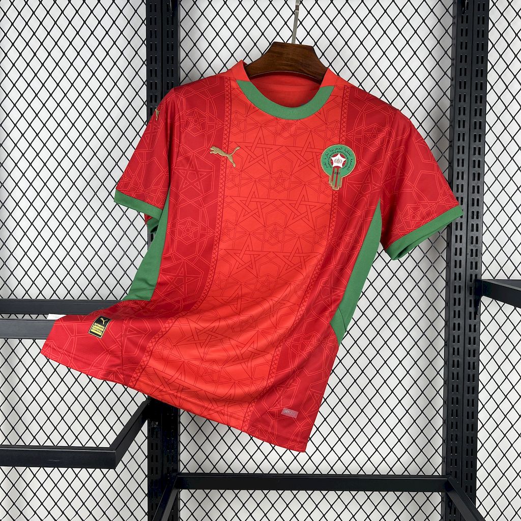 Camisa Marrocos Home 24/25 - (Torcedor) Masculina