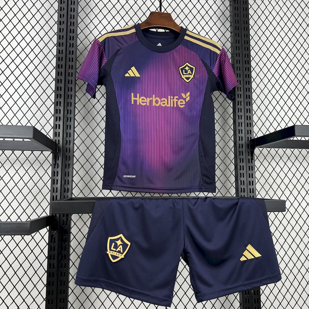 Kit Infantil LA Galaxy 2025 Away