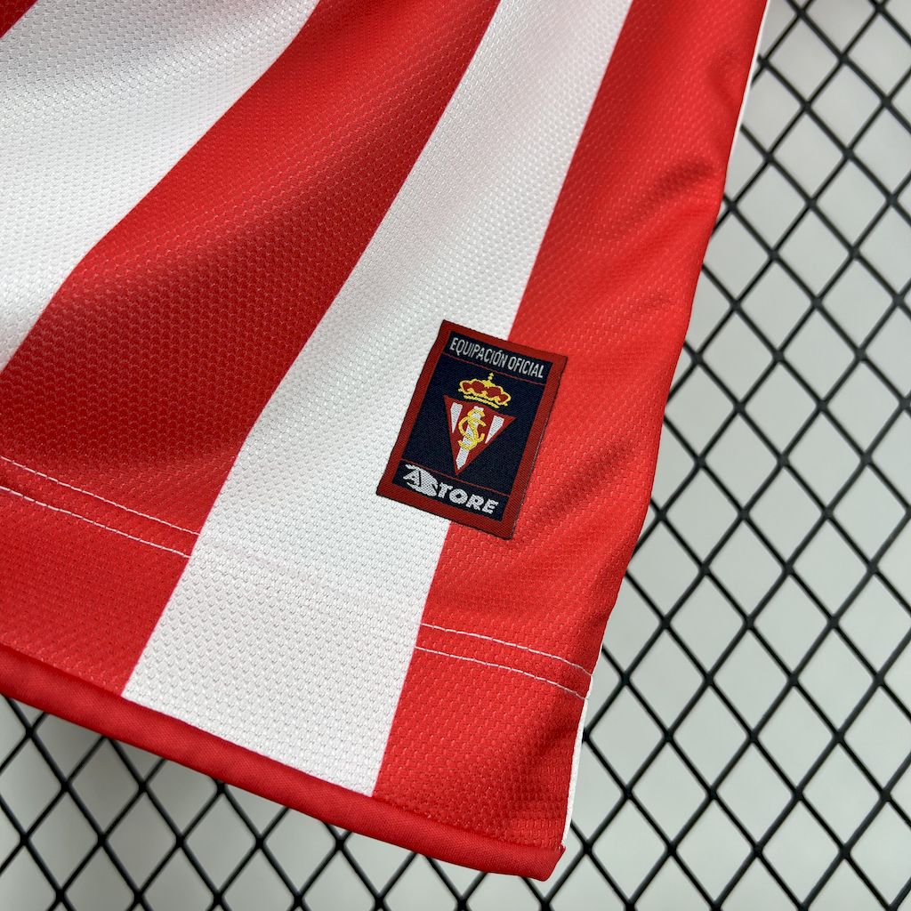 Camisa Sporting De Gijon Home 08/09  - Versão (Retrô)