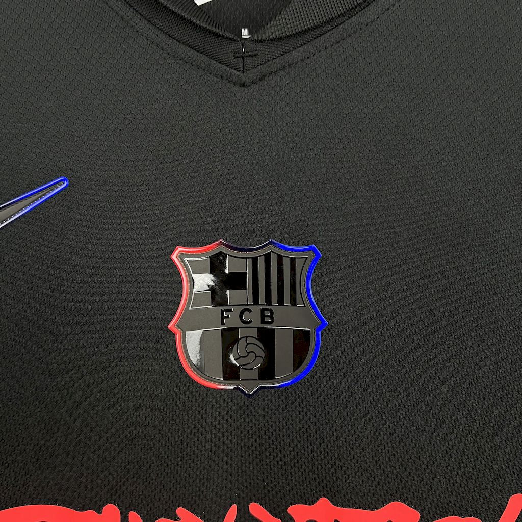 Camisa Barcelona Away Edição Travis Scott 24/25 - (Torcedor) Masculina