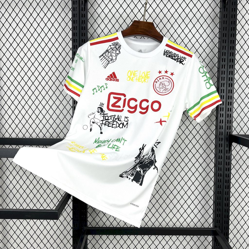 Camisa Ajax Amsterdanlm Bob Marley 40th 25/26 - Versão (Torcedor) Masculina