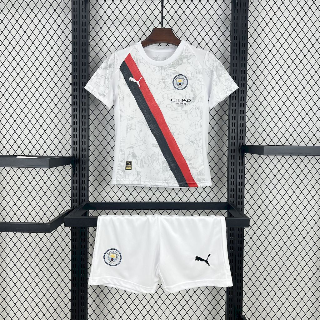 Kit Infantil Manchester City 2025 Away Copa do Mundo de Clubes