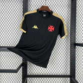 Camisa Vasco Da Gama Supporter Preta Gold 25/26 - Kappa (Torcedor) Masculina