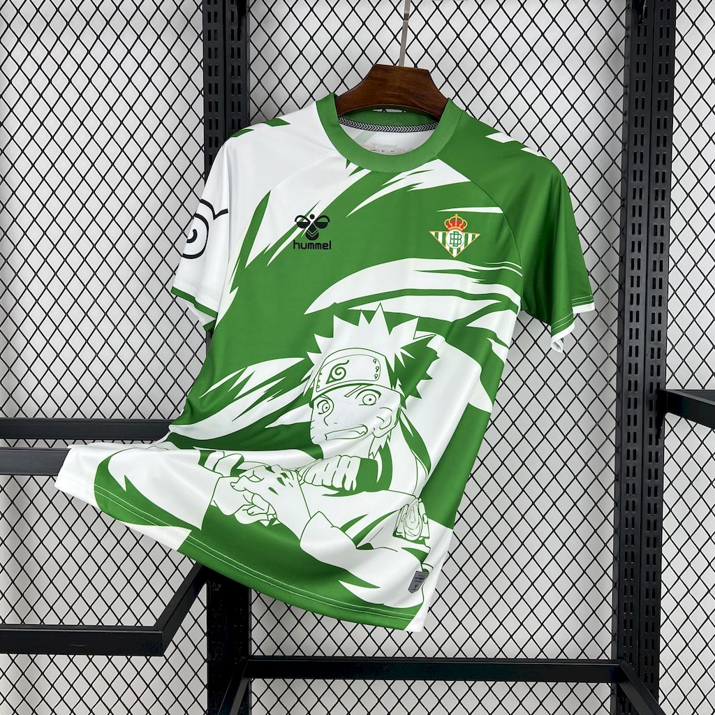 Camisa Real Betis 24/25 Pré-Jogo (Naruto) - (Torcedor)