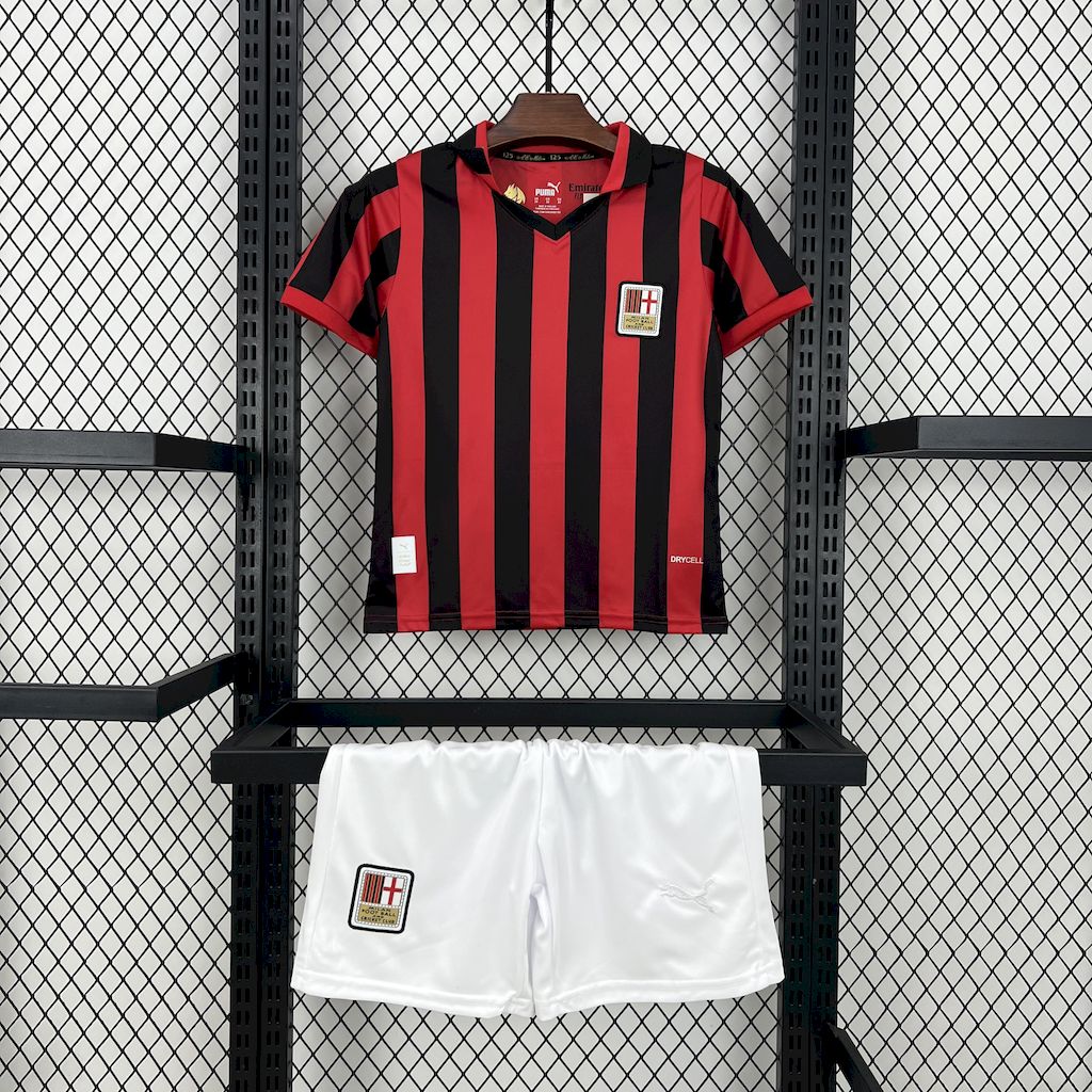 Kit Infantil Milan 2025 Aniversário 125 Anos