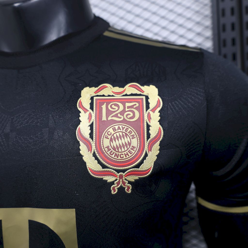 Camisa Bayern de Munique 24/25 Aniversário 125 Anos Black - (Jogador)