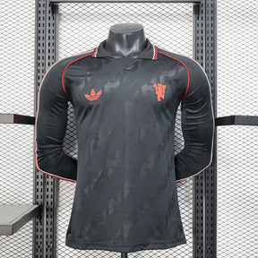 Camisa Manchester United Edição-Especial Adidas 25/26 - Versão (Jogador) Manga Comprida