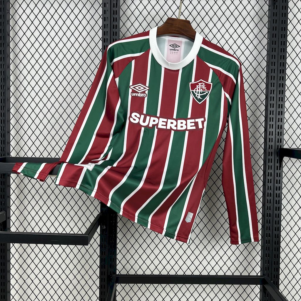 Camisa Fluminense Home Manga Longa 25/26 - (Torcedor) Masculina