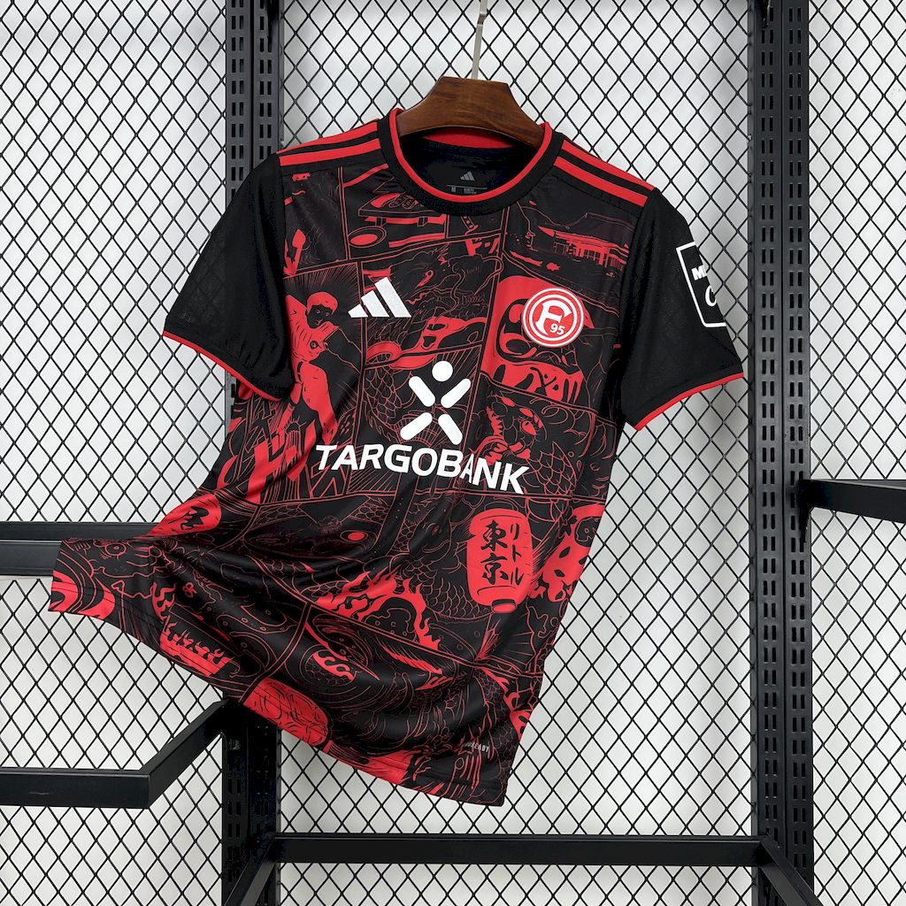 Camisa Fortuna Düsseldorf Edição-Especial Vermelha 24/25 - (Torcedor) Masculina