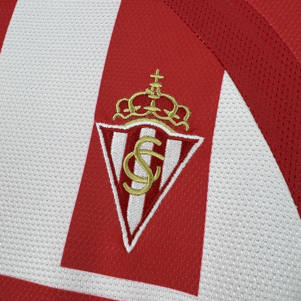 Camisa Sporting De Gijon Home 08/09  - Versão (Retrô)