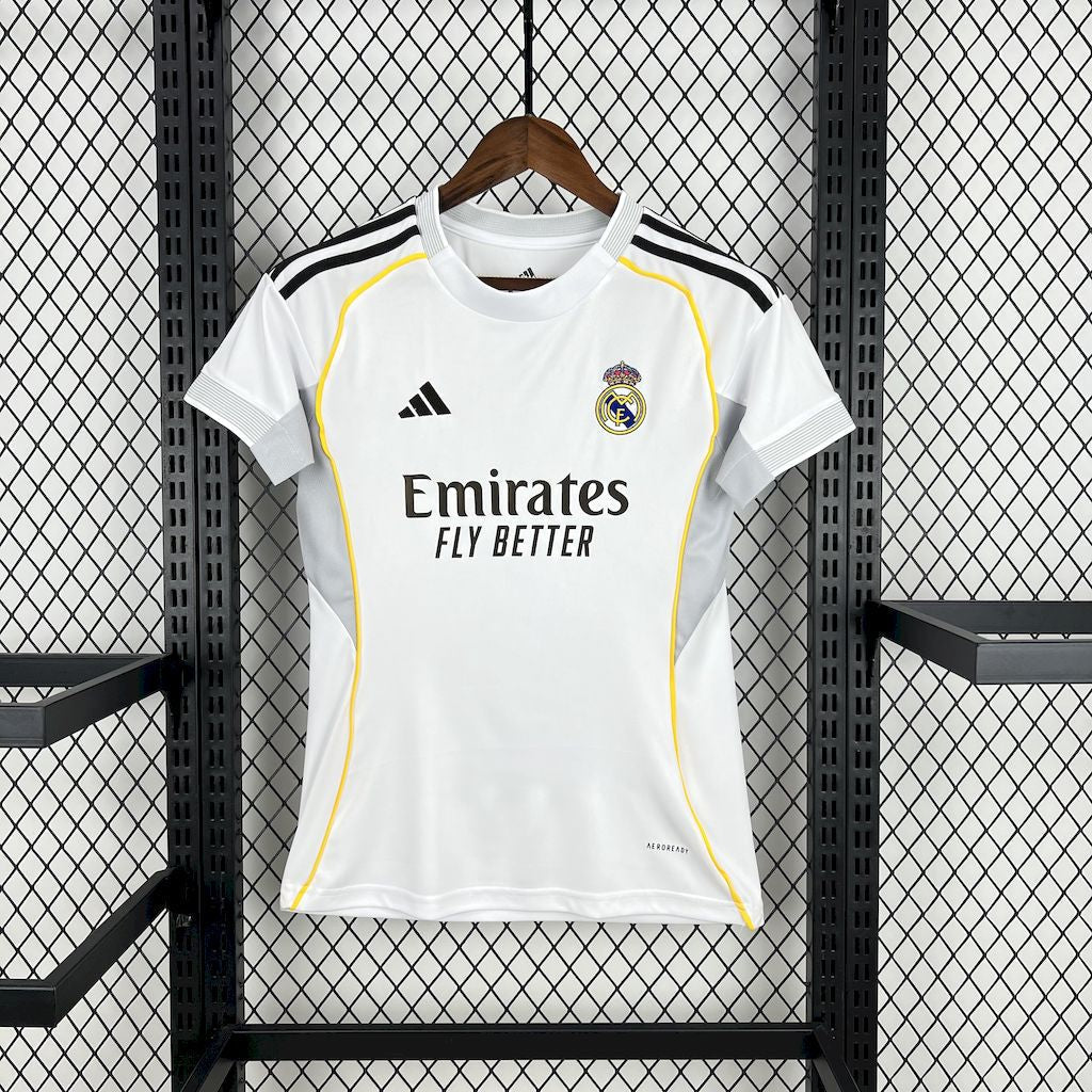 Camisa Real Madrid 25/26 Home - (Feminina)