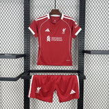 Kit Infantil Liverpool 25/26 Home