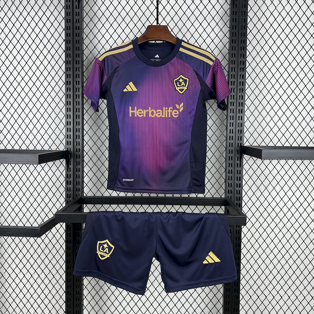 Kit Infantil LA Galaxy 2025 Away