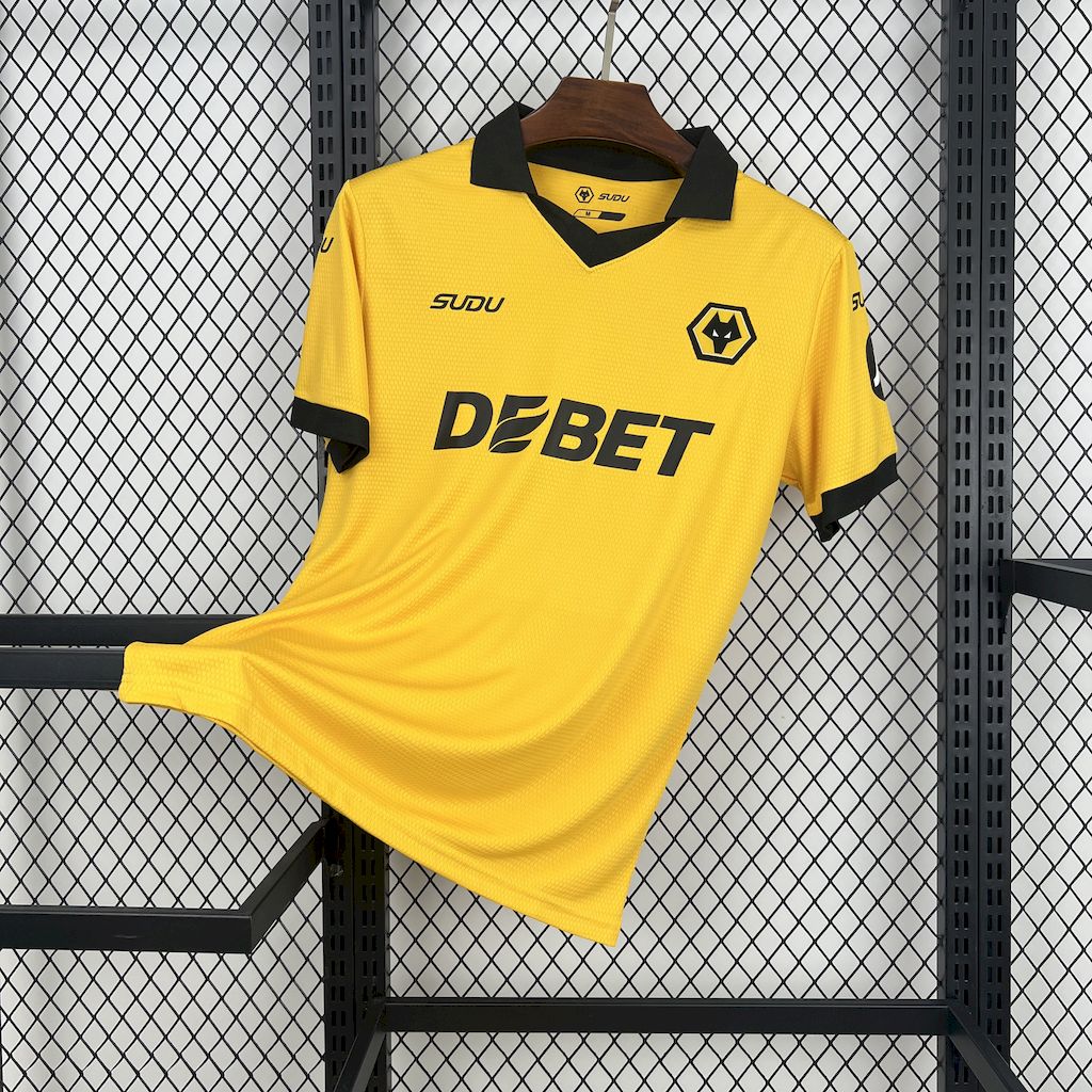 Camisa Wolverhampton Home 25/26 - (Torcedor) Masculina