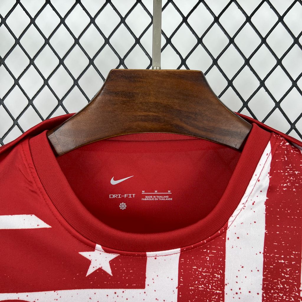 Camisa Atlético De Madrid Treino Manga Longa 25/26 - (Torcedor) Masculina