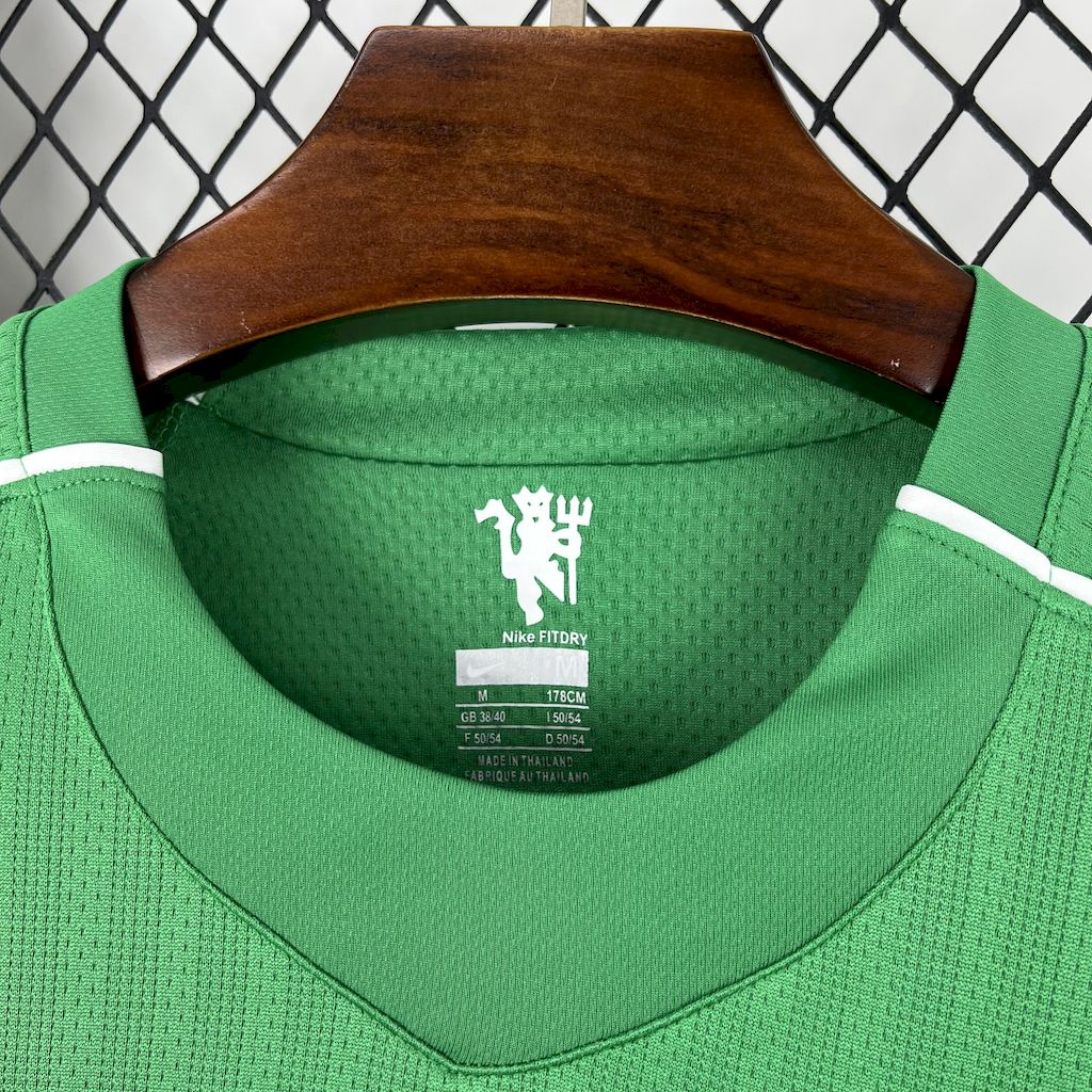 Camisa Manchester United Goleiro-Verde 07/08 - Versão (Retrô) Manga Comprida