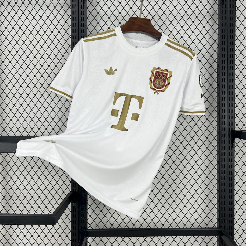 Camisa Bayern de Munique 24/25 Aniversário 125 Anos White - (Torcedor)