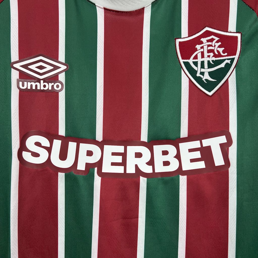 Camisa Fluminense Home Manga Longa 25/26 - (Torcedor) Masculina