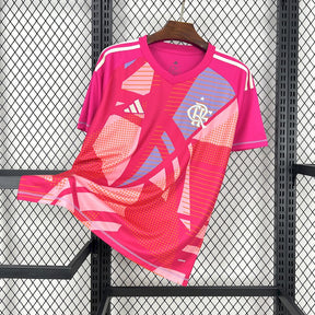 Camisa Flamengo Goleiro-Rosa 25/26 - (Torcedor) Masculina
