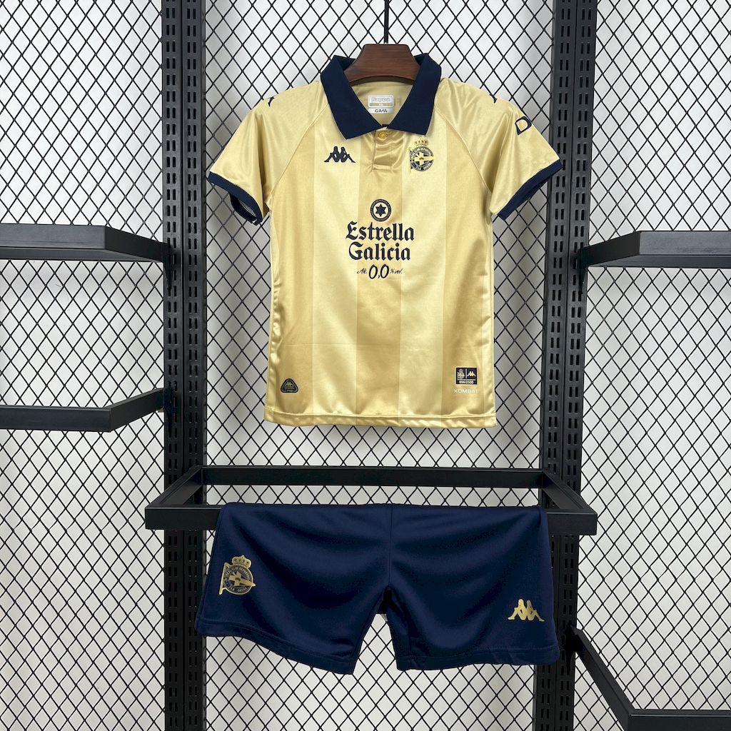 Kit Infantil Deportivo La Coruña 24/25 Aniversário 25 Anos (La Liga 99/00)