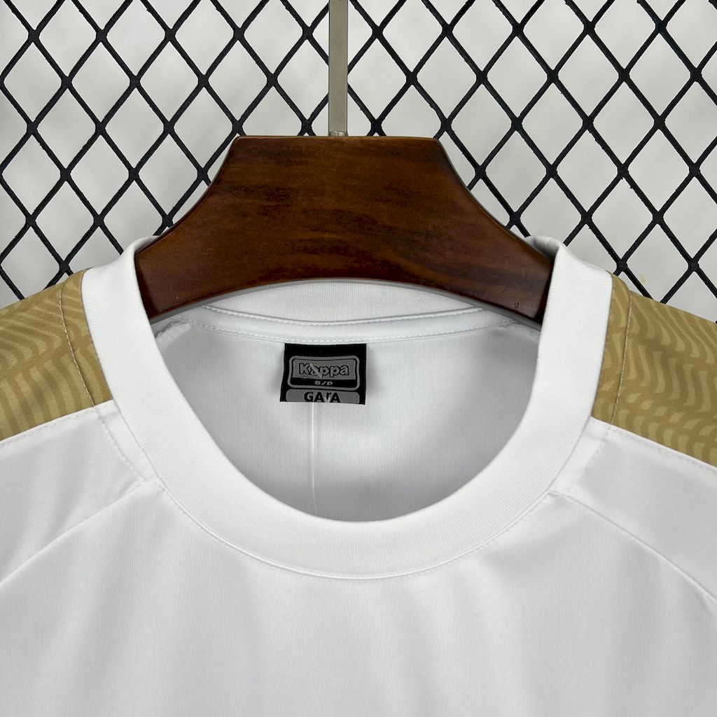 Camisa Vasco Da Gama Supporter Branca Gold 25/26 - Kappa (Torcedor) Masculina