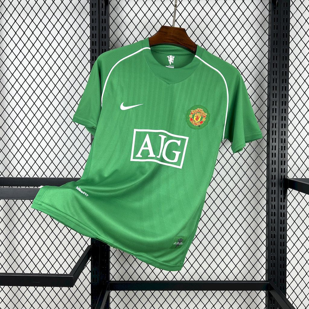 Camisa Manchester United Goleiro-Verde 07/08  - Versão (Retrô)