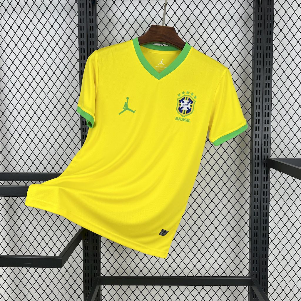 Camisa Brasil Jordan Edição-Especial - Amarela 25/26 - (Torcedor) Masculina