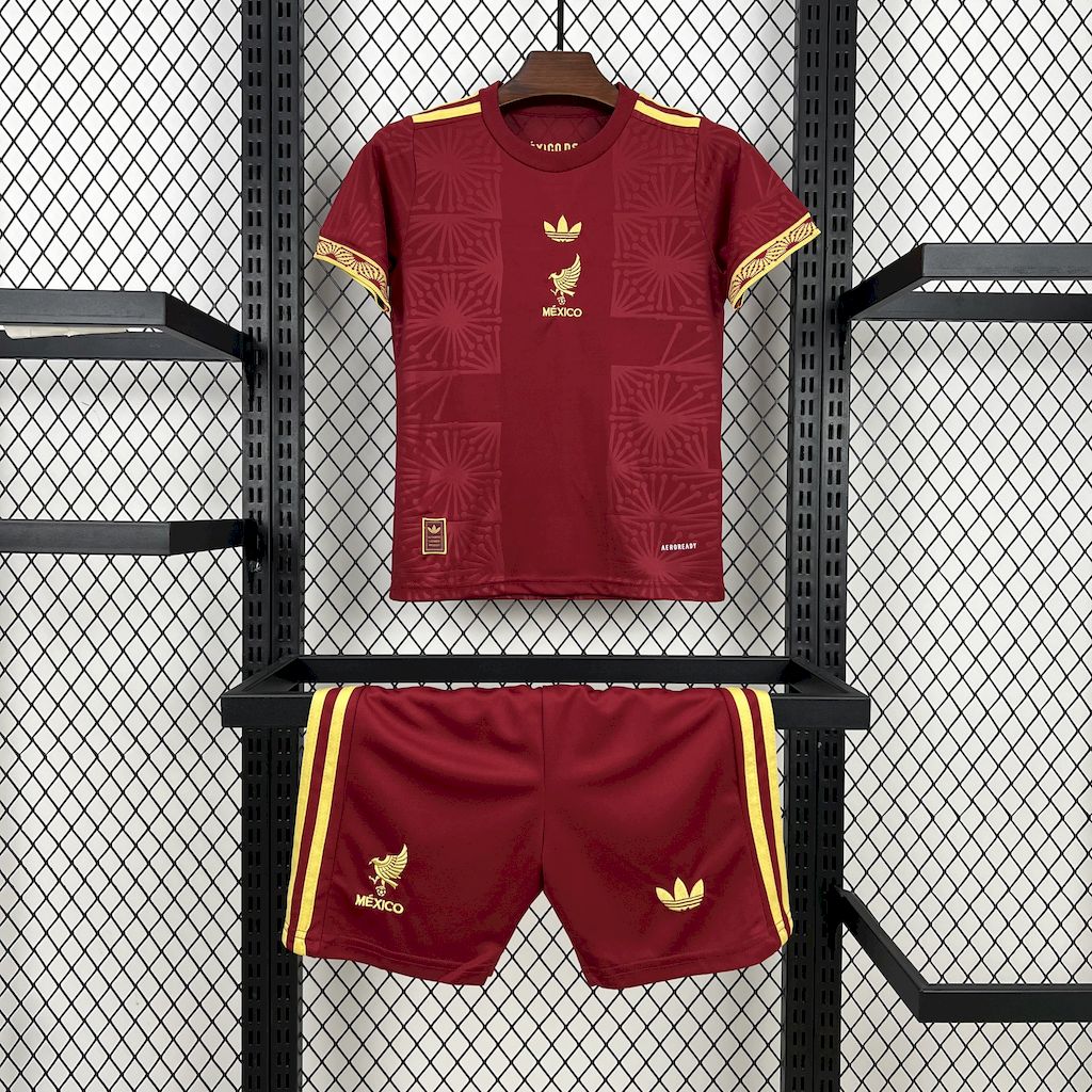 Kit Infantil México Gold-Vermelho Home 25/26