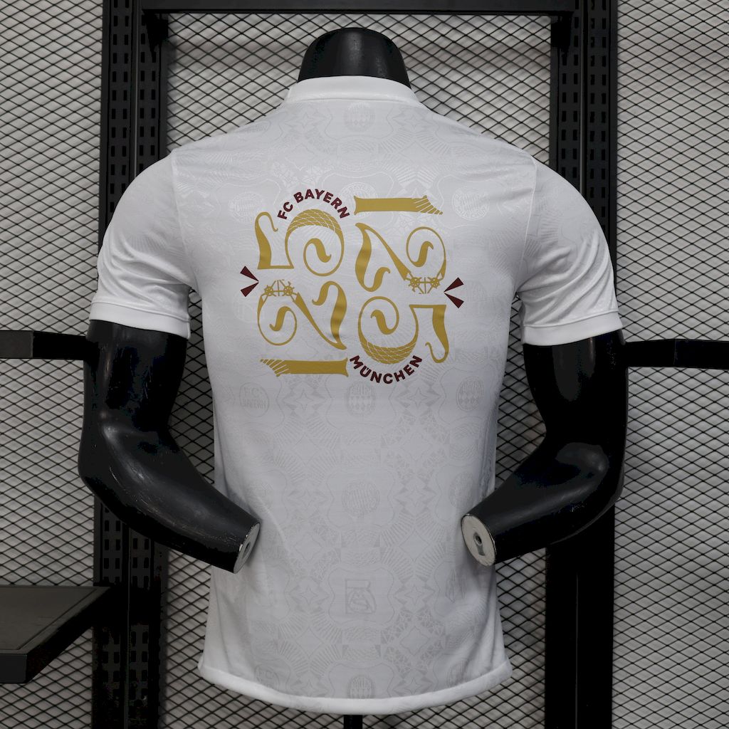 Camisa Bayern de Munique 24/25 Aniversário 125 Anos Especial White - (Jogador)