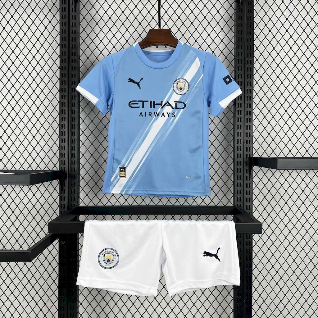 Kit Infantil Manchester City 25/26 Home