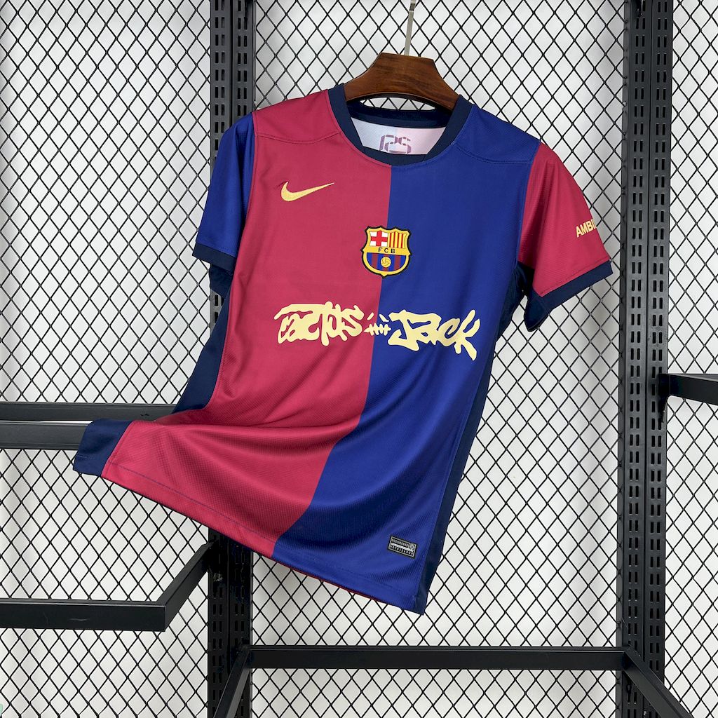 Camisa Barcelona 24/25 Home (Cactus Jack) - (Torcedor)