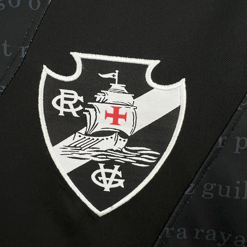 Camisa Vasco Da Gama Black 24/25 - Kappa (Torcedor) Masculina