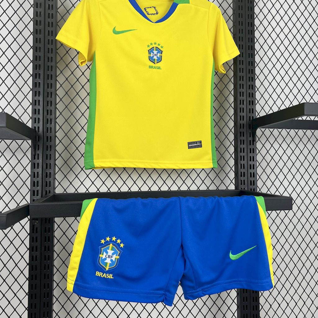Kit Infantil Brasil Feminino Home 2025