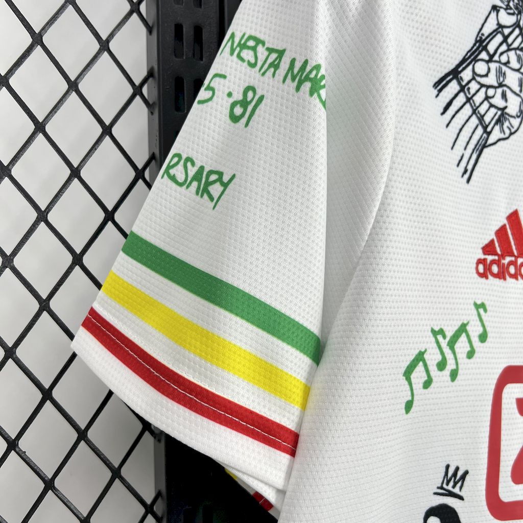 Camisa Ajax Amsterdanlm Bob Marley 40th 25/26 - Versão (Torcedor) Masculina