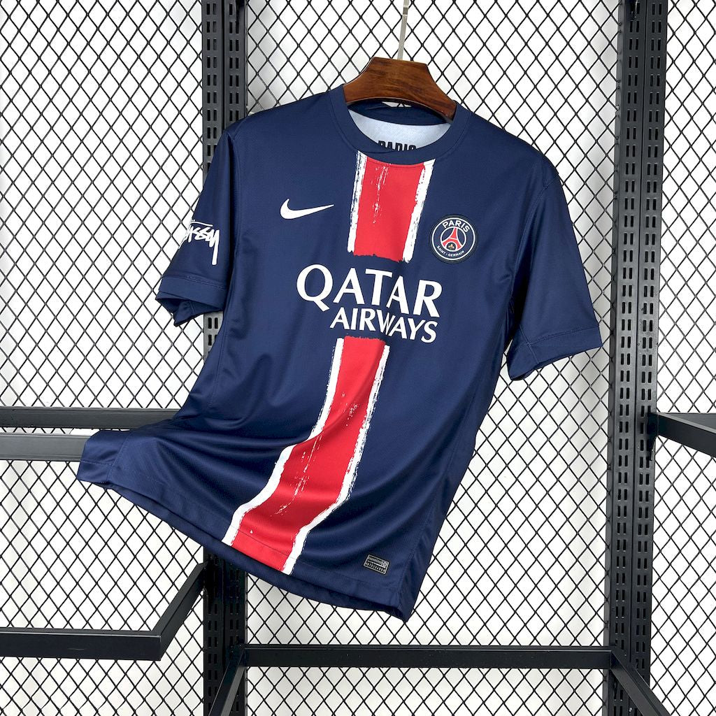 Camisa PSG Home (Stussy) 24/25 - Versão (Torcedor) Masculina