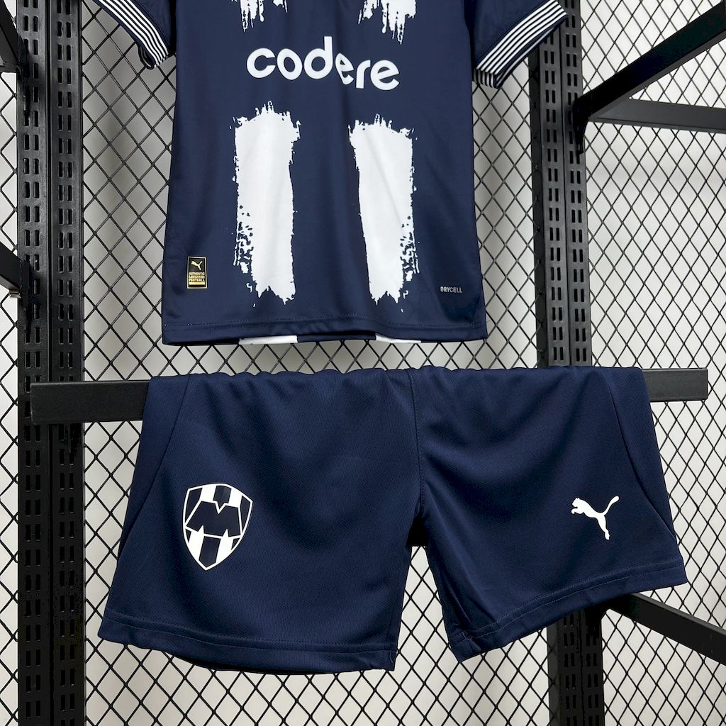 Kit Infantil Monterrey 2025 Home Copa do Mundo de Clubes