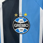 Camisa Grêmio 2025 Home (Com Patrocínio) - (Torcedor) Manga Longa