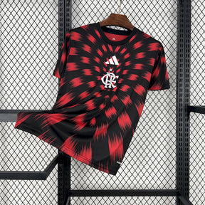 Camisa Flamengo Pré-Jogo 25/26 - Adidas (Torcedor) Masculina
