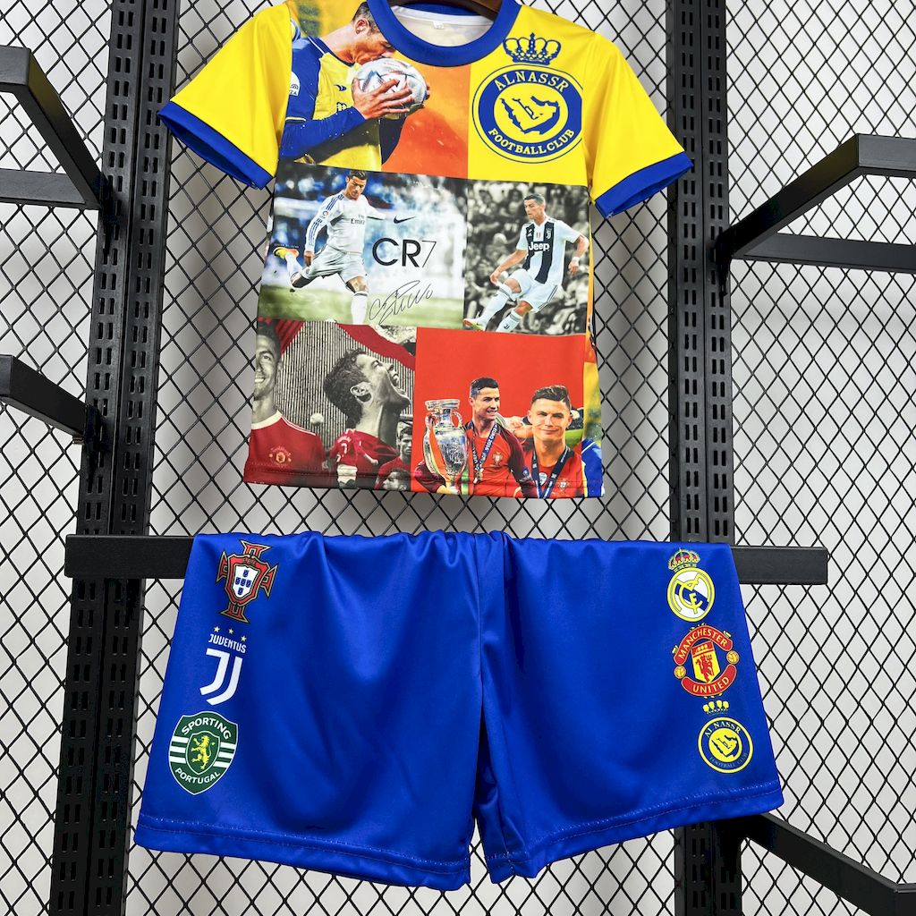 Kit Infantil Cristiano Ronaldo 25/26 All Clubs Mix