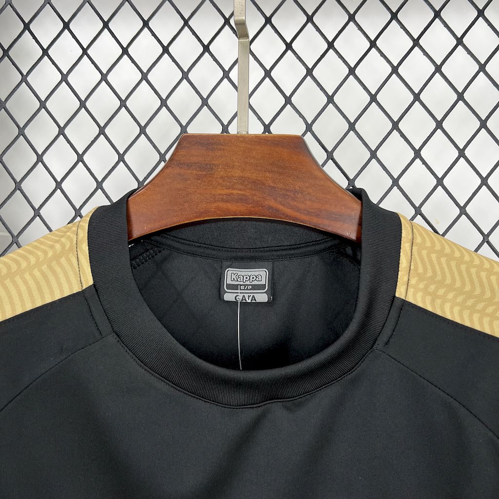 Camisa Vasco Da Gama Supporter Preta Gold 25/26 - Kappa (Torcedor) Masculina