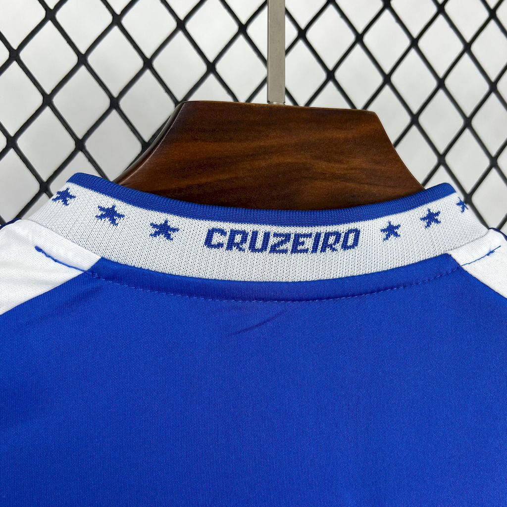 Camisa Cruzeiro Home 25/26 - (Torcedor) Masculina C/ Patrocinio