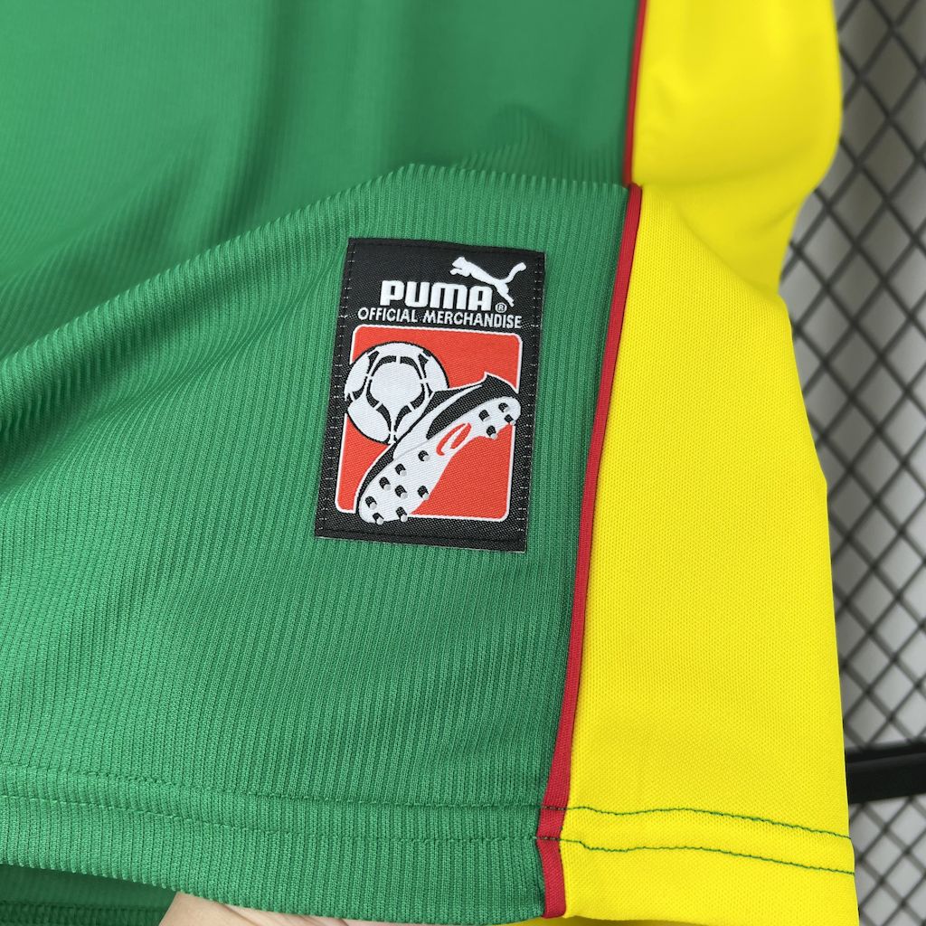 Camisa Camarões Home 1998 - Versão (Retrô)