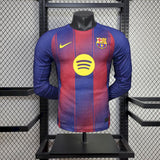 Camisa Barcelona 25/26 Home - (Jogador) Manga Longa