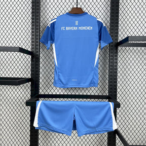 Kit Infantil Bayern de Munique 25/26 Goleiro Away Azul