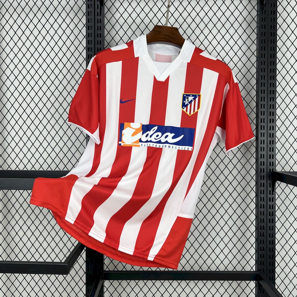 Camisa Atlético De Madrid Home 02/03  - Versão (Retrô)