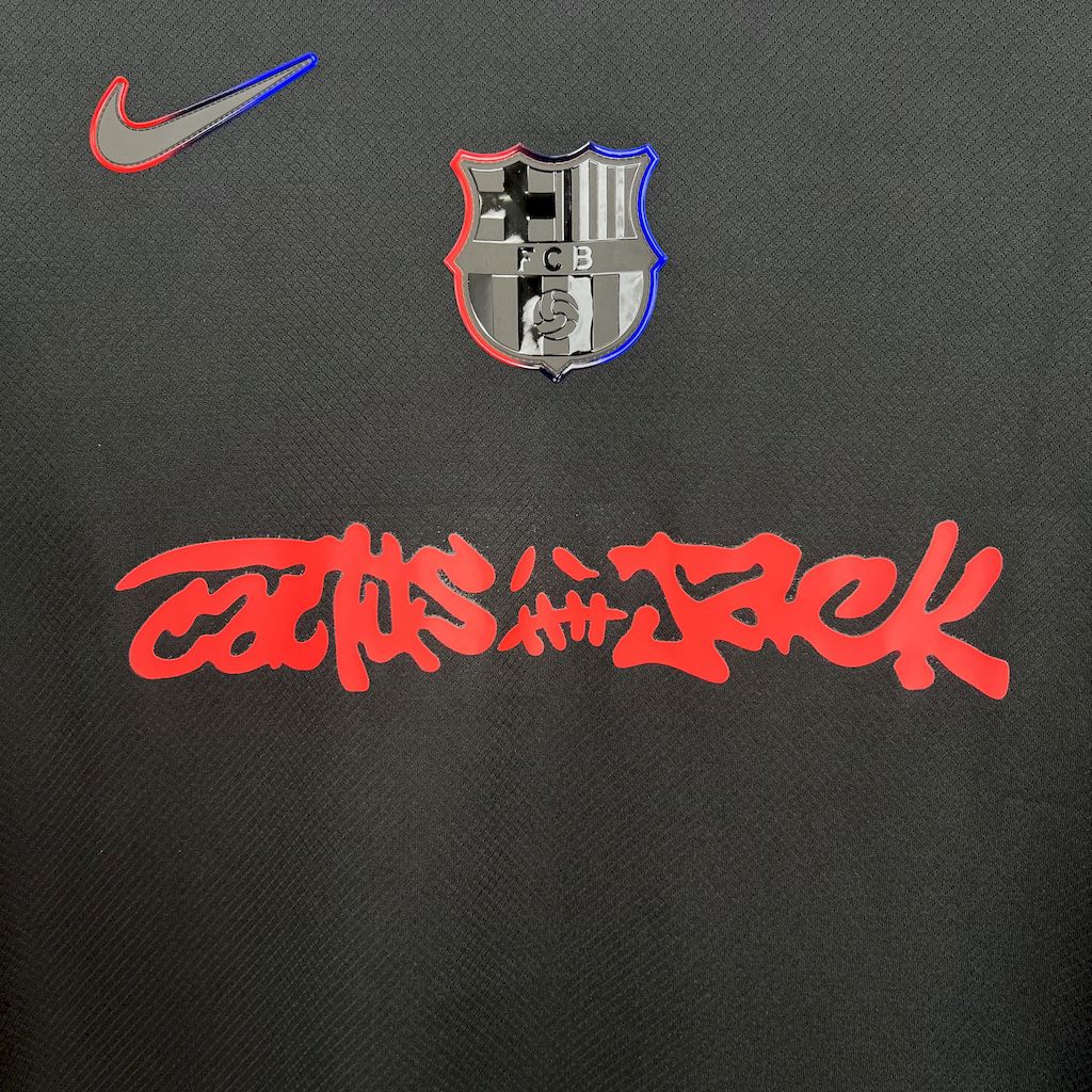 Camisa Barcelona Away Edição Travis Scott 24/25 - (Torcedor) Masculina