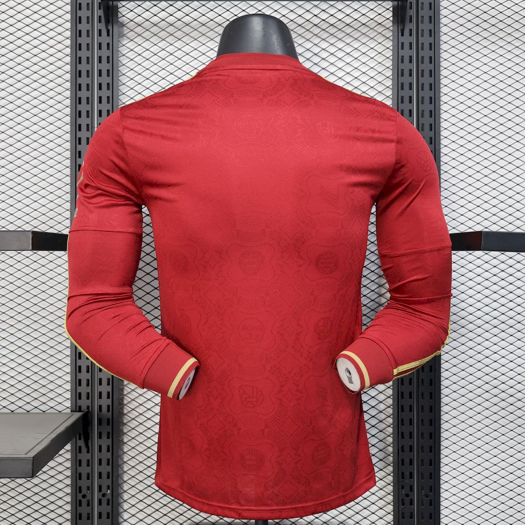 Camisa Bayern de Munique 24/25 Aniversário 125 Anos - (Jogador) Manga Longa