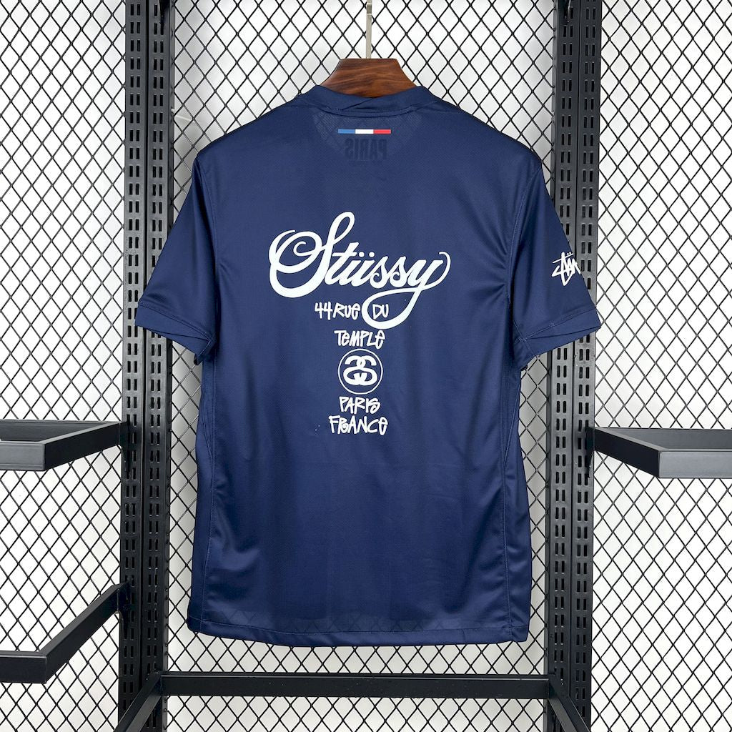 Camisa PSG Home (Stussy) 24/25 - Versão (Torcedor) Masculina