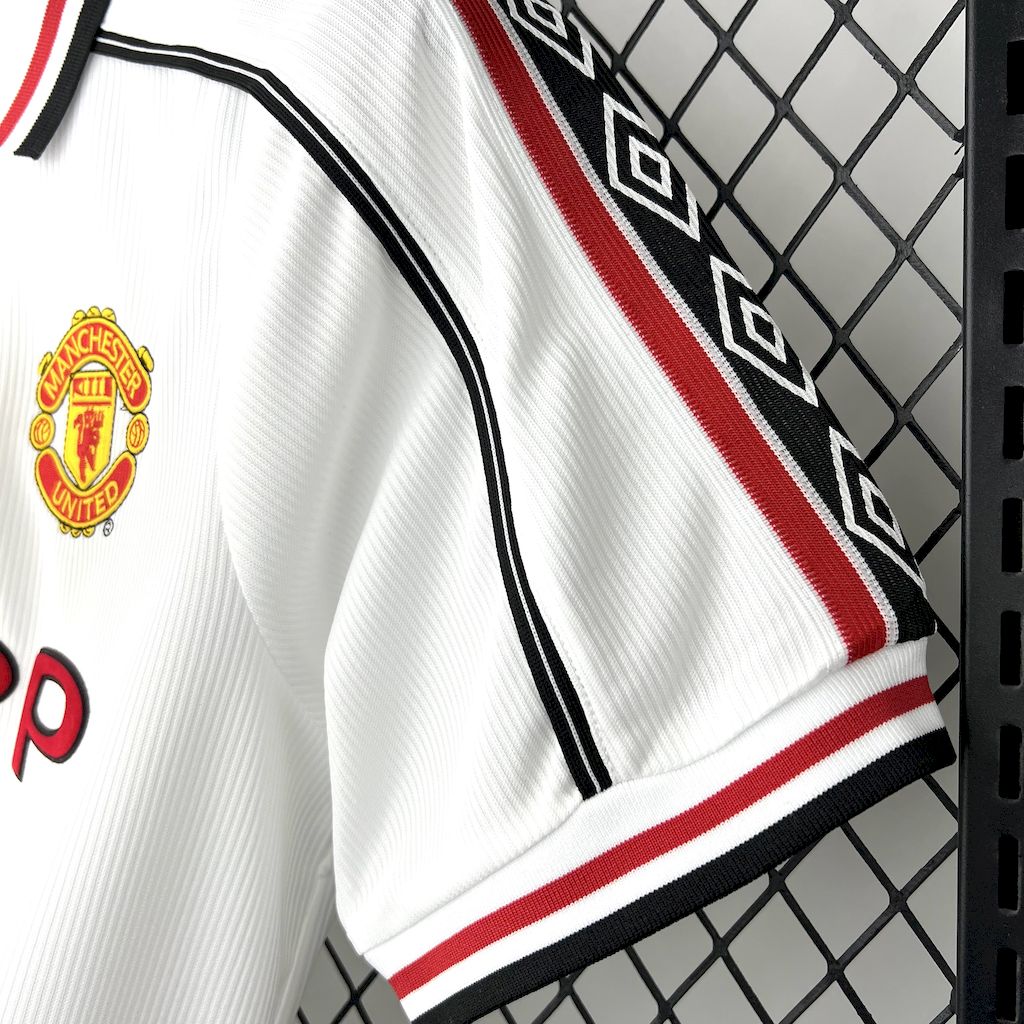 Camisa Manchester united Branca 98/99 - Versão (Retrô)